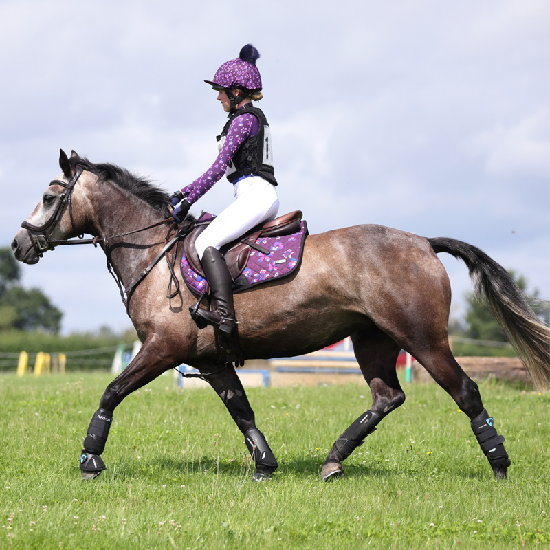Aubrion Young Rider Hyde Park Saddlecloth - Flower-5