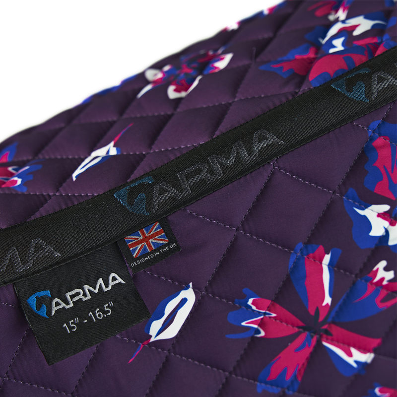 Aubrion Young Rider Hyde Park Saddlecloth - Flower-3