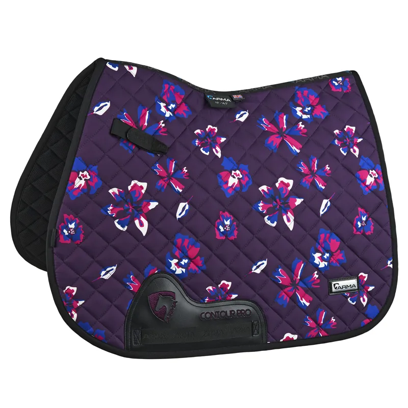 Aubrion Young Rider Hyde Park Saddlecloth - Flower