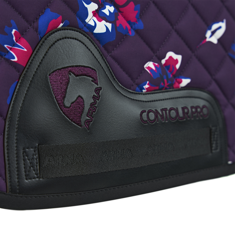 Aubrion Young Rider Hyde Park Saddlecloth - Flower-2