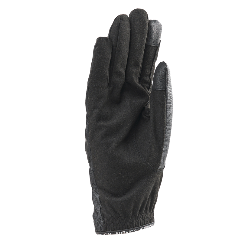 Aubrion Stadium Winter Riding Gloves - Black-1