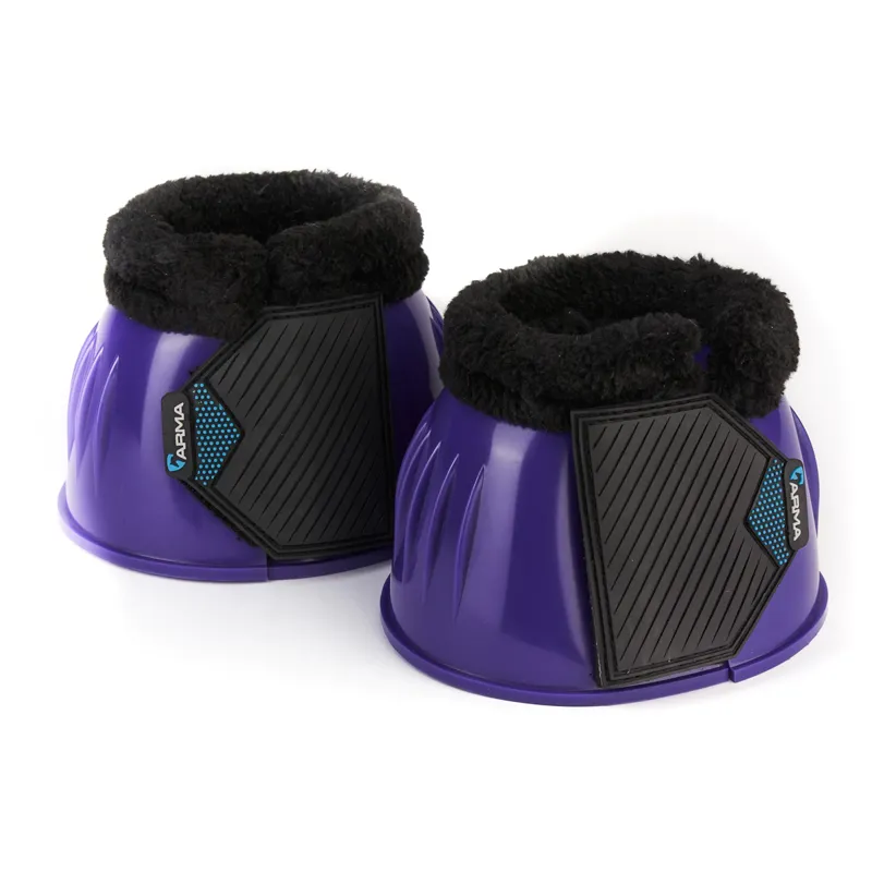 Shires ARMA Comfort Gloss Over Reach Boots - Purple