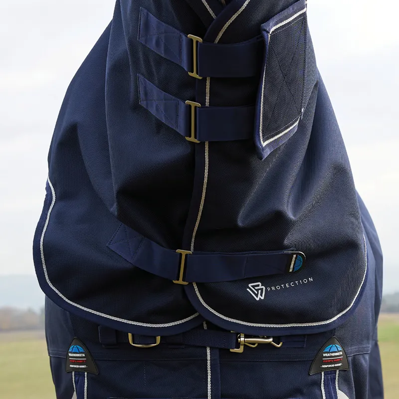 WeatherBeeta ComfiTec Ultra 220g Turnout Neck Cover - Navy-2