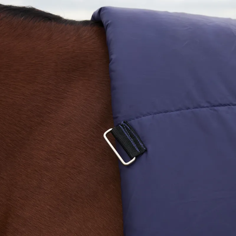 WeatherBeeta ComfiTec Plus Dynamic High Neck 0g Turnout Rug - Navy/Forest Green-2