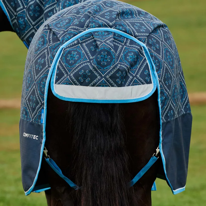 WeatherBeeta ComfiTec Heritage Detach-A-Neck 220g Turnout Rug - Paisley-5