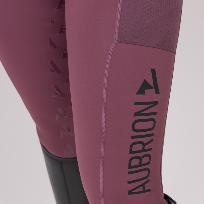 Aubrion React Non-Stop Riding Tights - Mauve-11