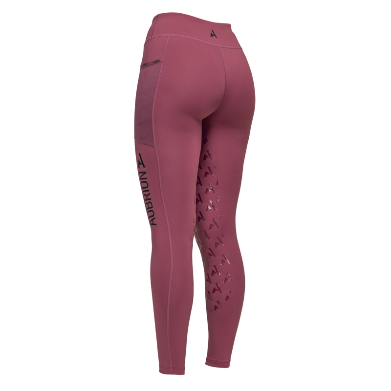 Aubrion React Non-Stop Riding Tights - Mauve-4