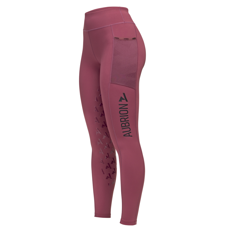 Aubrion React Non-Stop Riding Tights - Mauve-2