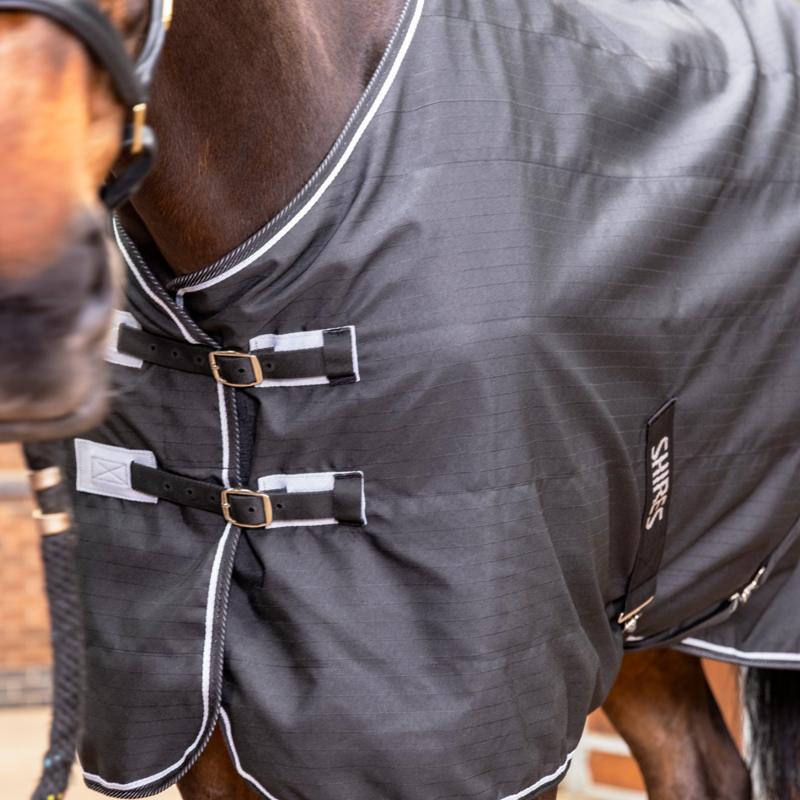 Shires Tempest Original Lite Stable Rug - Black-1