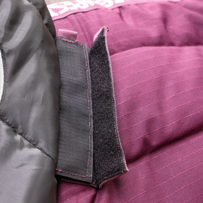 Shires Tempest Original 300 Stable Rug and Neck - Burgundy-6