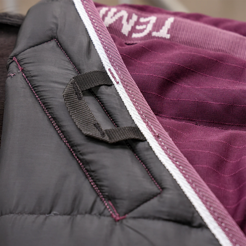 Shires Tempest Original 300 Stable Rug and Neck - Burgundy-4