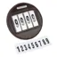 Shires Velociti Round 4 Number Holder - Havana