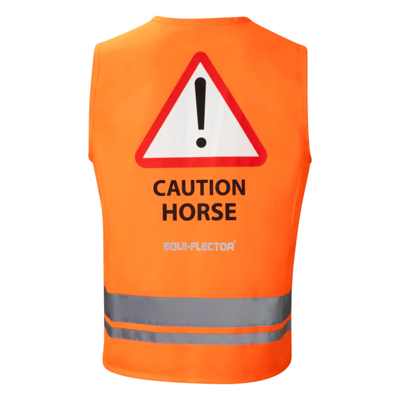 Shires EQUI-FLECTOR Safety Vest - Orange-1