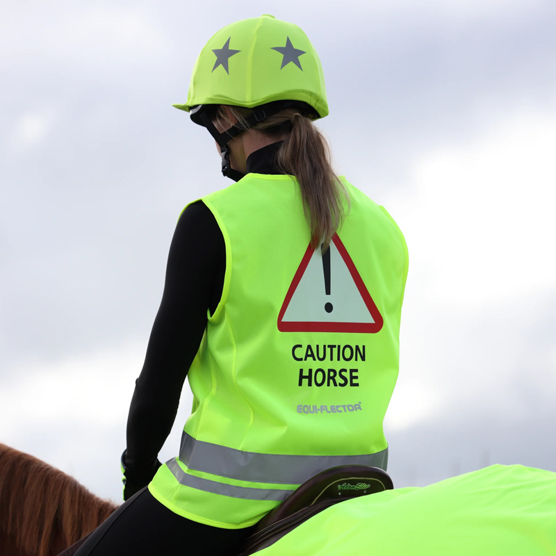Shires EQUI-FLECTOR Safety Vest - Yellow-3