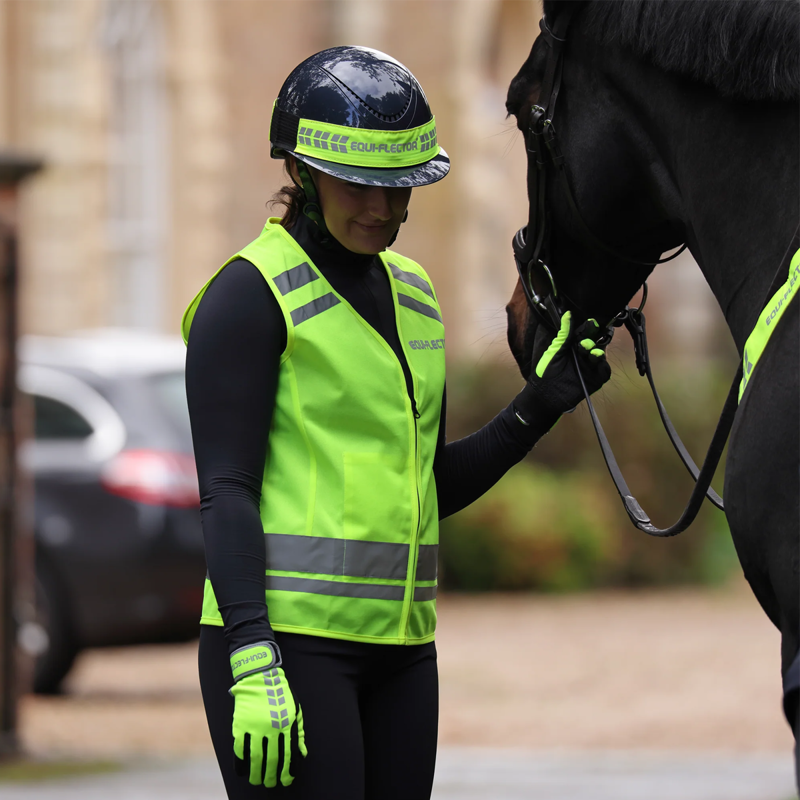 Shires EQUI-FLECTOR Safety Vest - Yellow-2