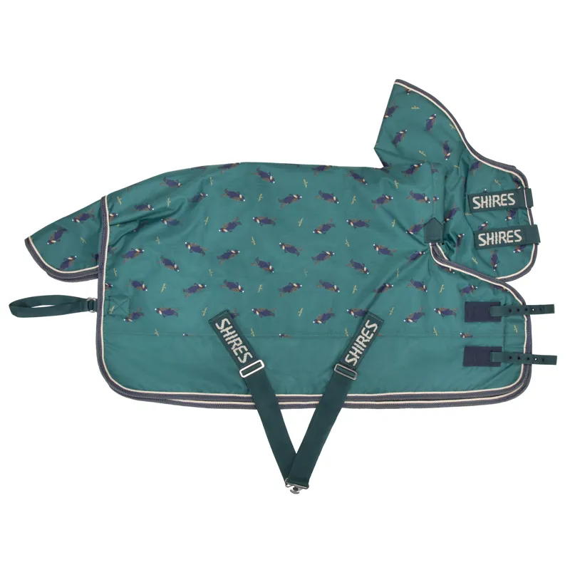 Shires Winnie and Me 200 Turnout Rug - Green-1