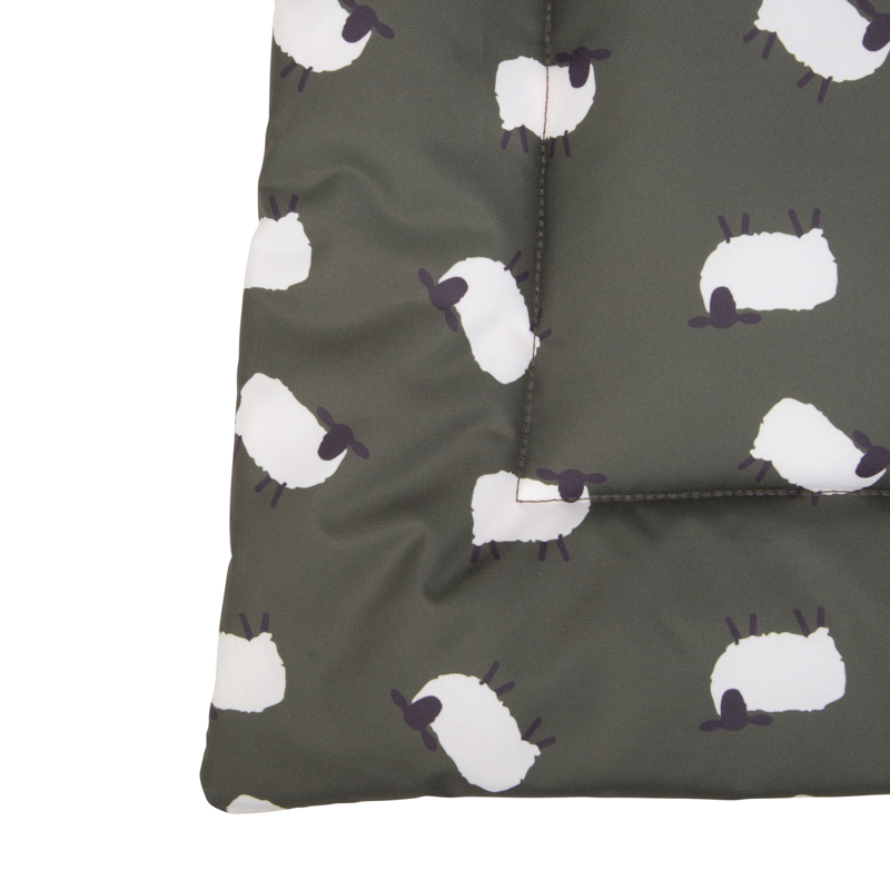 Shires Digby and Fox Waterproof Padded Dog Bed - Sheep-2
