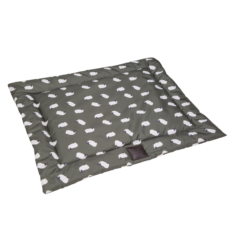 Shires Digby and Fox Waterproof Padded Dog Bed - Sheep