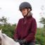 Aubrion Young Rider Core Half Zip Fleece - Maroon