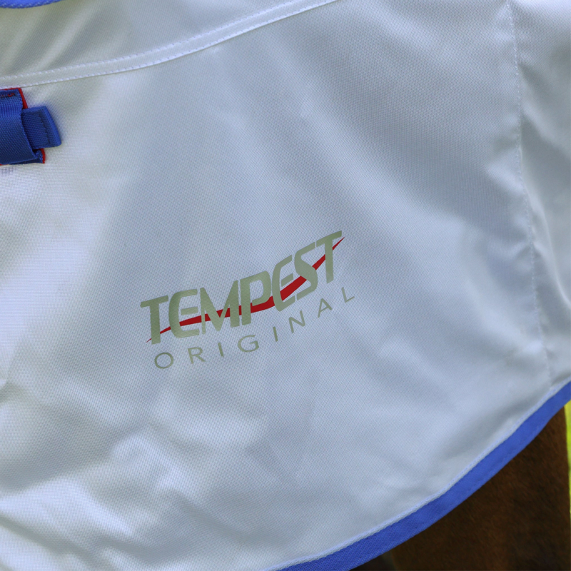 Shires Tempest Original Fly Rug and Neck Set - White-6