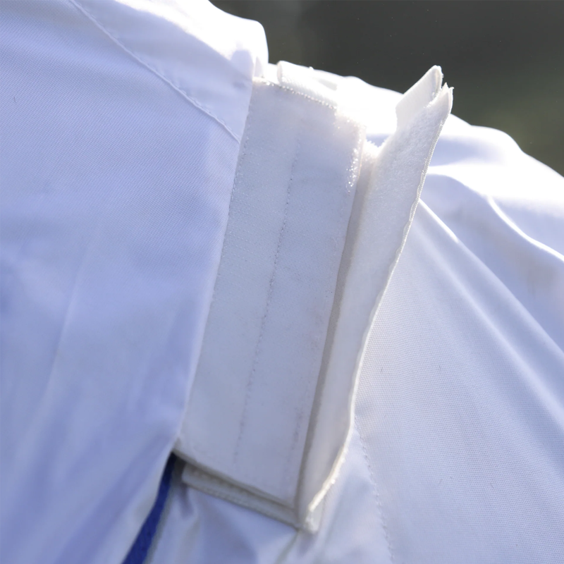 Shires Tempest Original Fly Rug and Neck Set - White-8