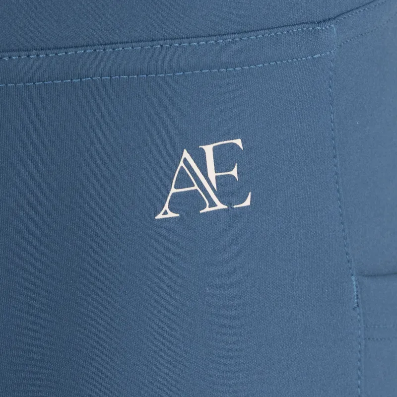 Aubrion Equestrian Young Rider Riding Winter Tights - Estate Blue-8