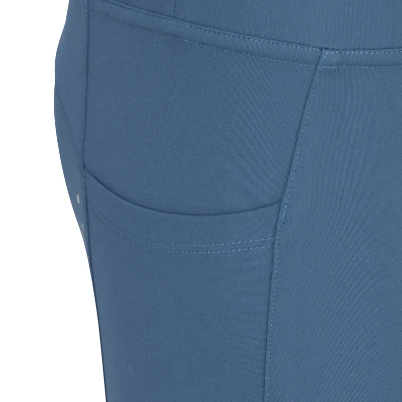 Aubrion Equestrian Young Rider Riding Winter Tights - Estate Blue-10