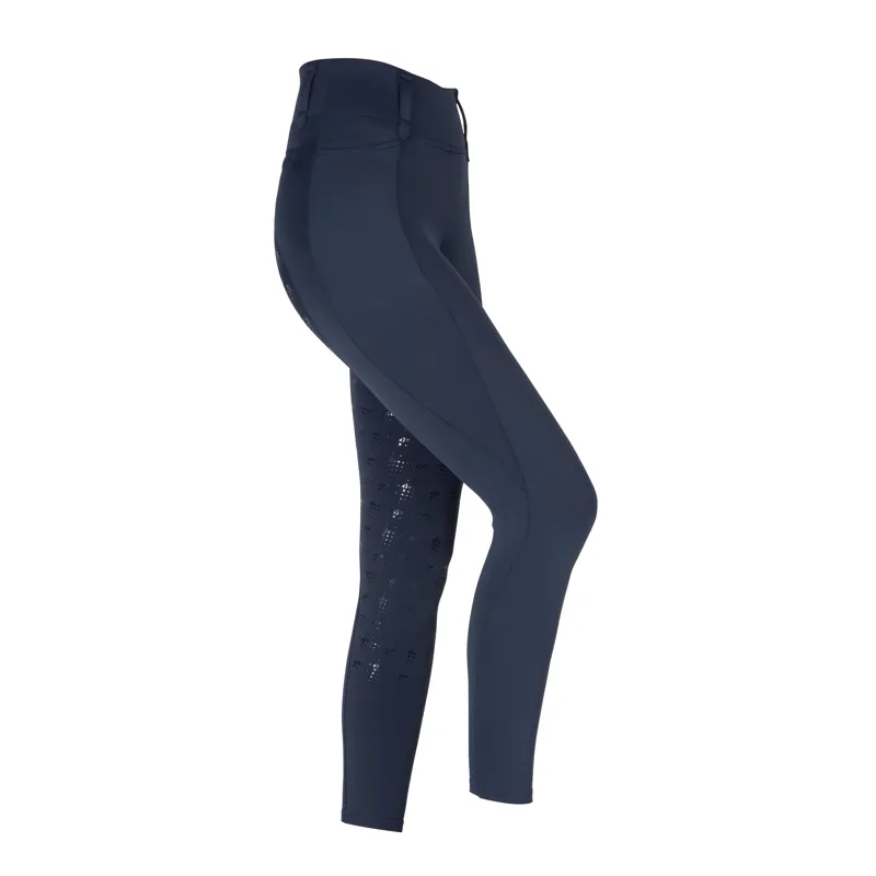 Aubrion Ladies Optima MX Riding Tights - Navy-7