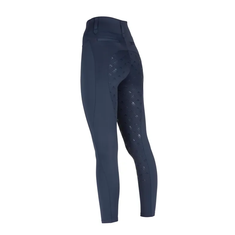 Aubrion Ladies Optima MX Riding Tights - Navy-3