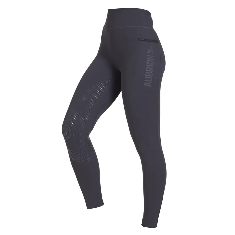 Aubrion React Winter Tights - Charcoal-1