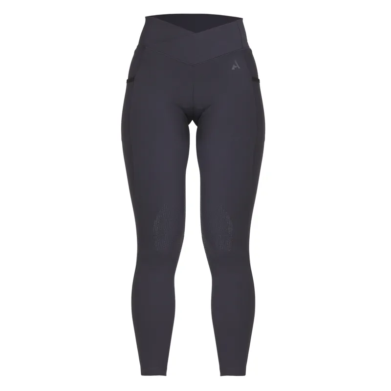 Aubrion React Crossover Riding Tights - Charcoal-4