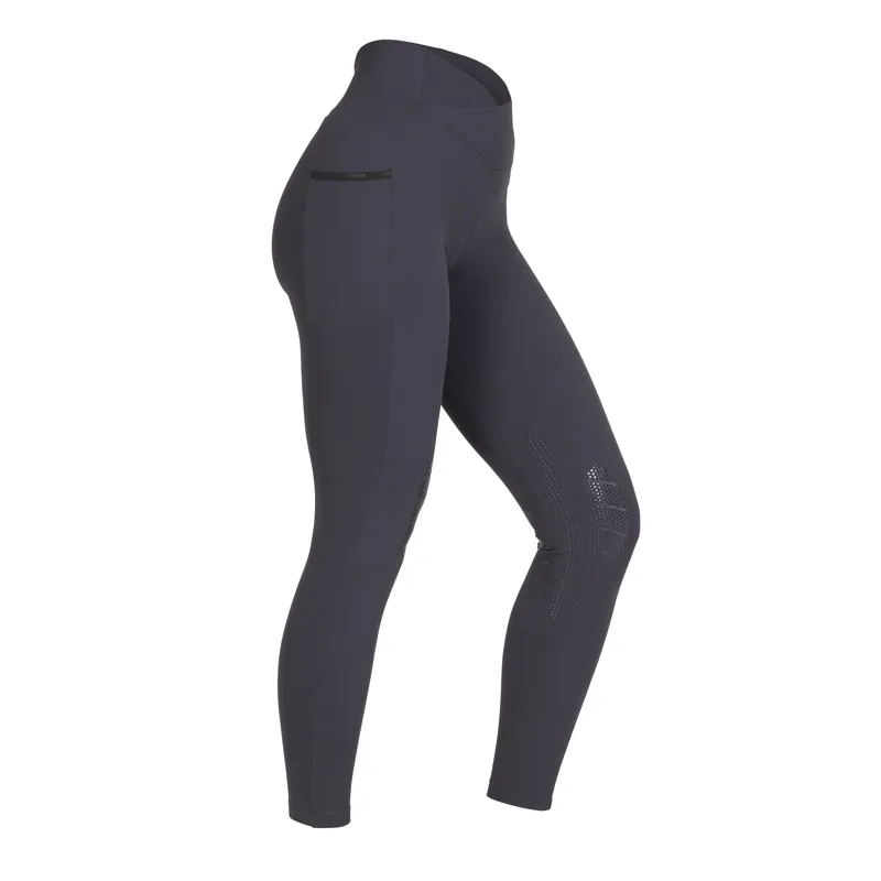 Aubrion React Crossover Riding Tights - Charcoal