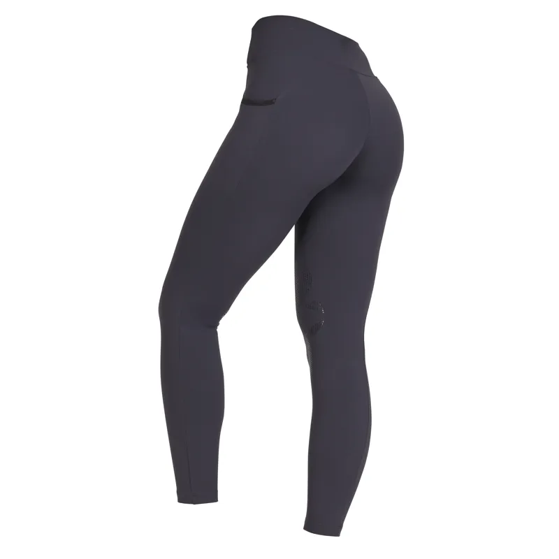 Aubrion React Crossover Riding Tights - Charcoal-2