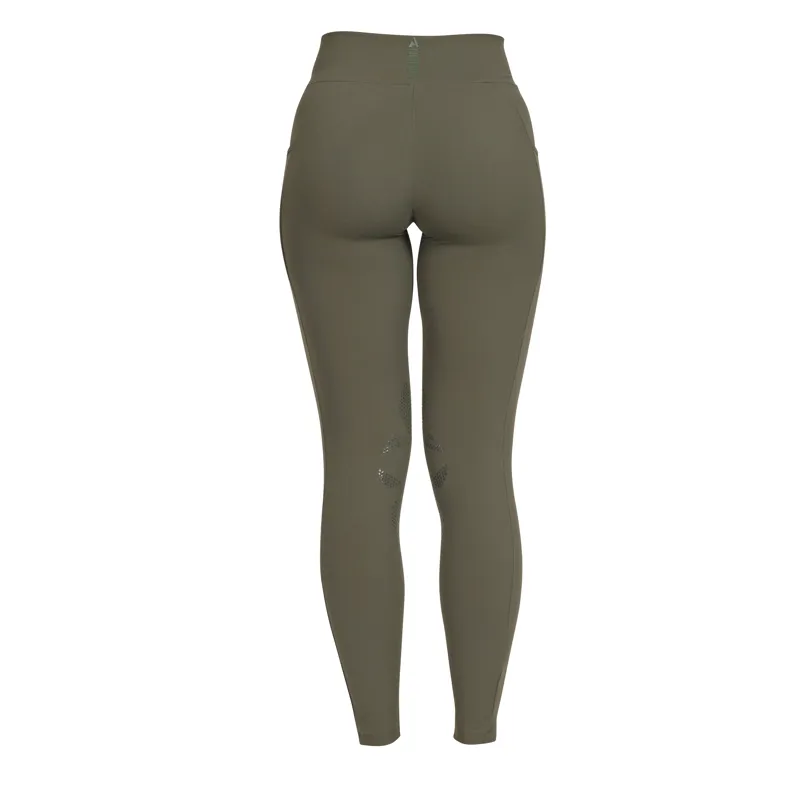 Aubrion React Crossover Riding Tights - Khaki-4