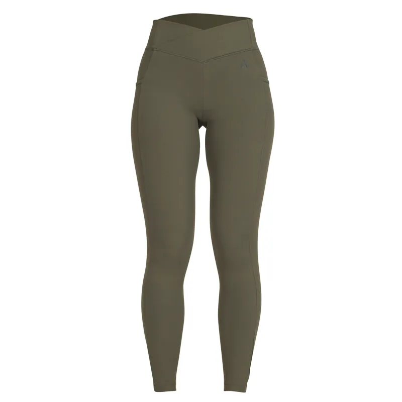 Aubrion React Sport Tights - Khaki-2
