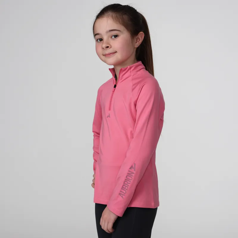 Aubrion Young Rider React Winter Base Layer - Candy Floss-1