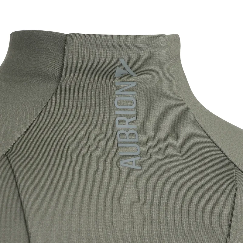Aubrion Young Rider React Winter Base Layer - Khaki-7
