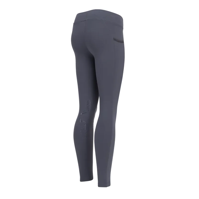 Aubrion Young Rider React Crossover Riding Tight - Charcoal-2