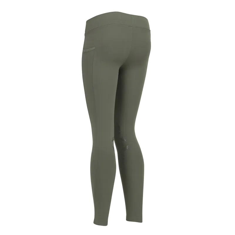 Aubrion Young Rider React Crossover Riding Tight - Khaki-1