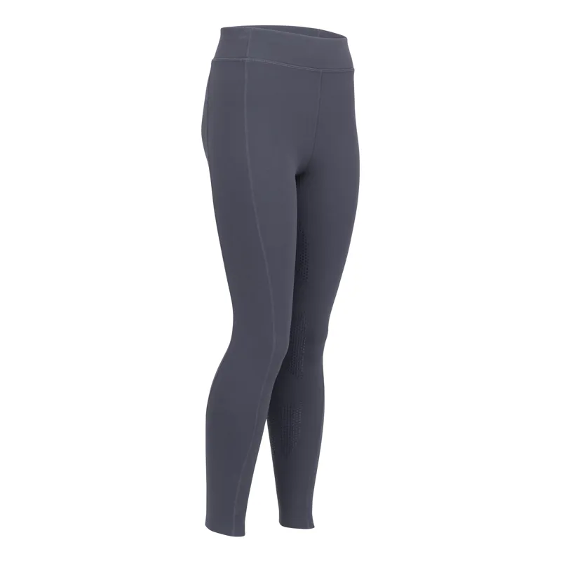 Aubrion Young Rider React Winter Tights - Charcoal-1