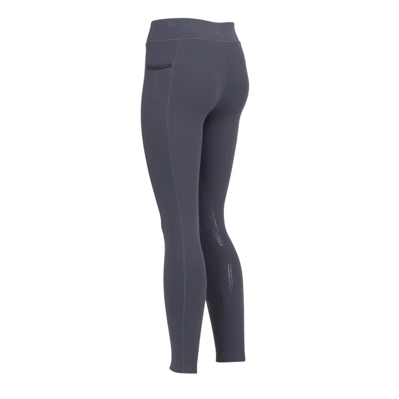 Aubrion Young Rider React Winter Tights - Charcoal-3