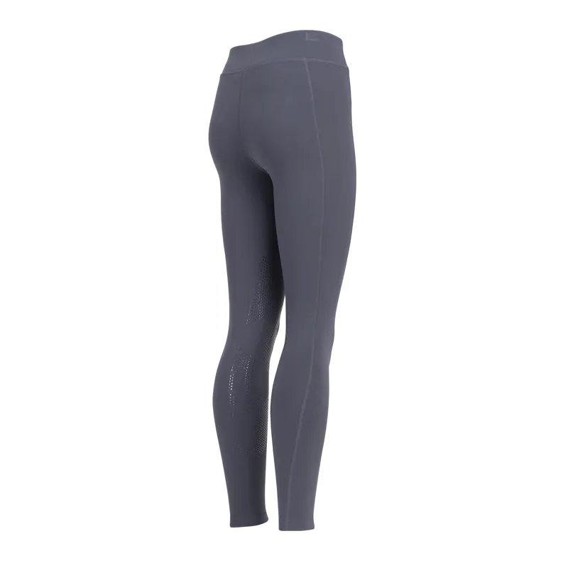 Aubrion Young Rider React Winter Tights - Charcoal-2