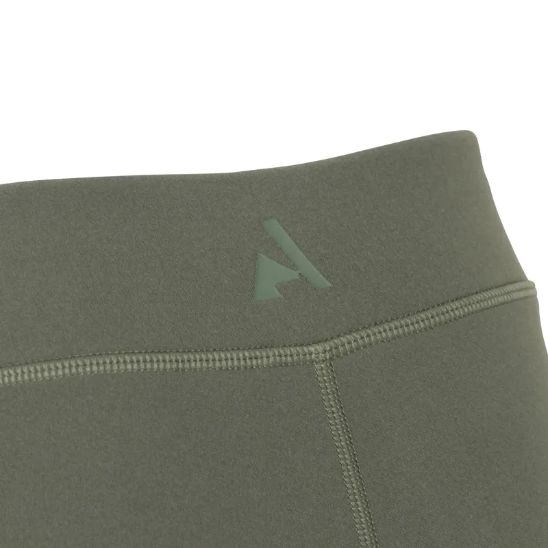 Aubrion Young Rider React Winter Tights - Khaki-7