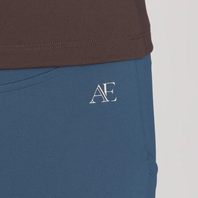Aubrion Equestrian Winter Riding Tights - Estate Blue-8