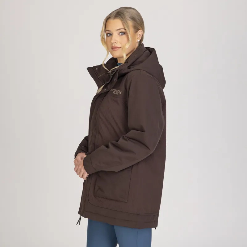 Aubrion Equestrian Winter Coat - Espresso-2