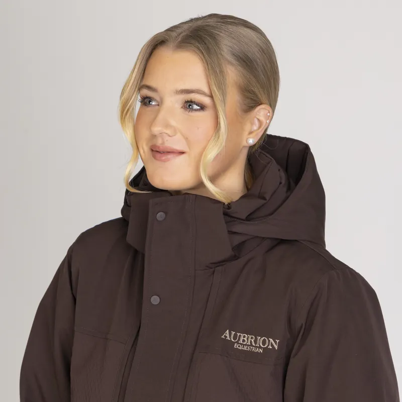 Aubrion Equestrian Winter Coat - Espresso-9