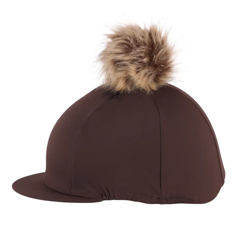 Aubrion Equestrian Hat Cover - Espresso-1