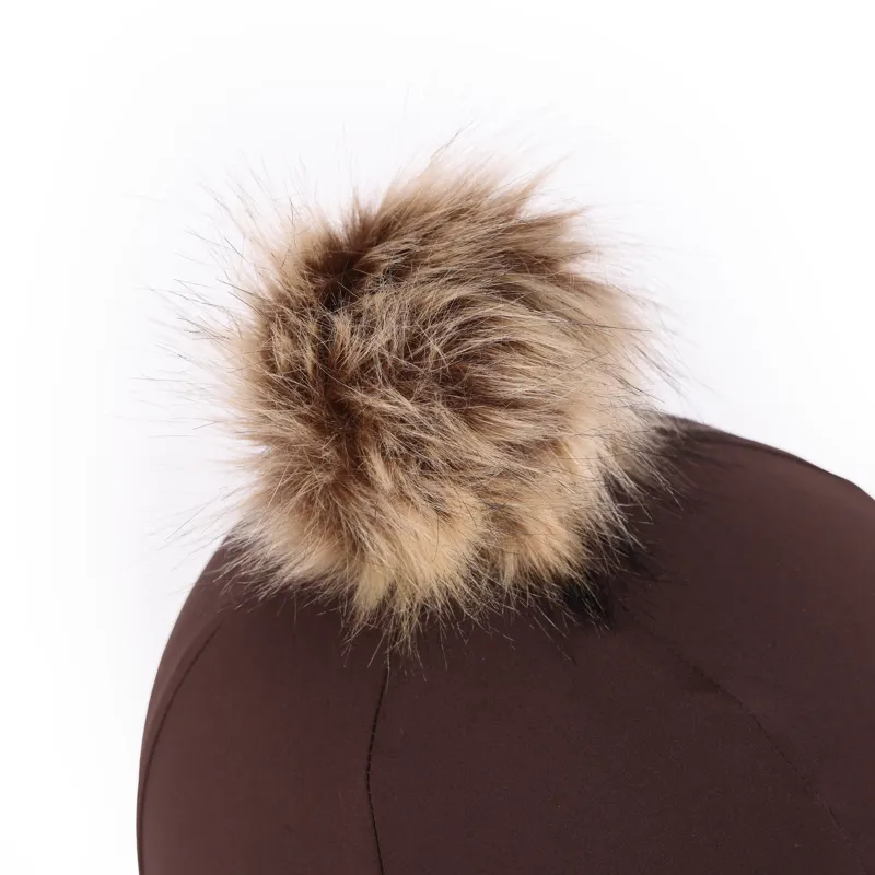 Aubrion Equestrian Hat Cover - Espresso-2