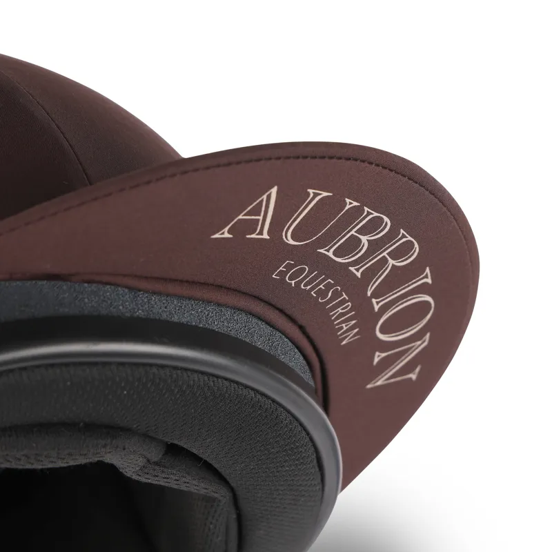 Aubrion Equestrian Hat Cover - Espresso-3