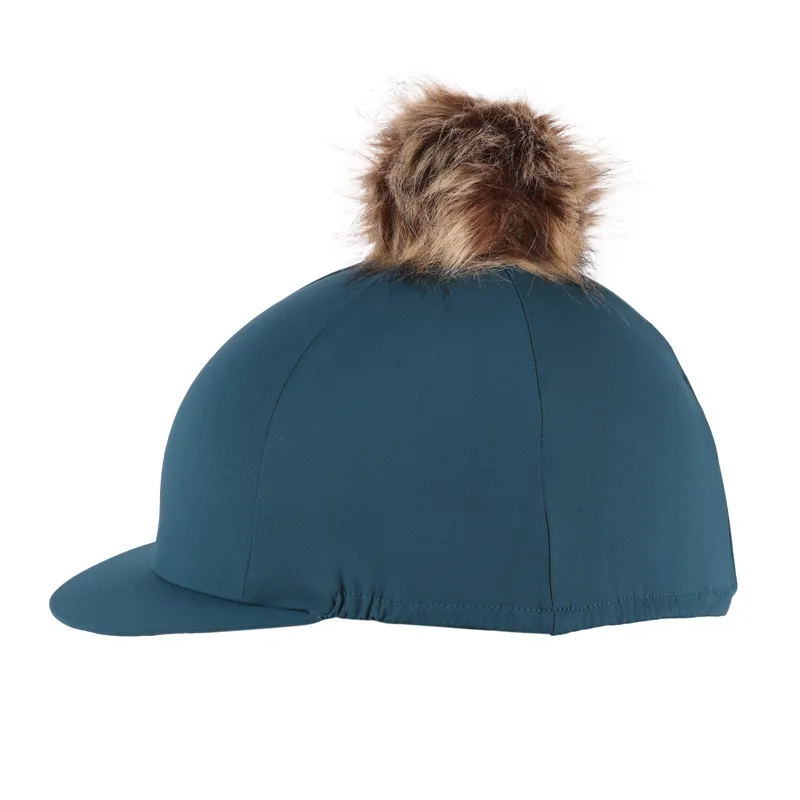 Aubrion Equestrian Hat Cover - Estate Blue-1